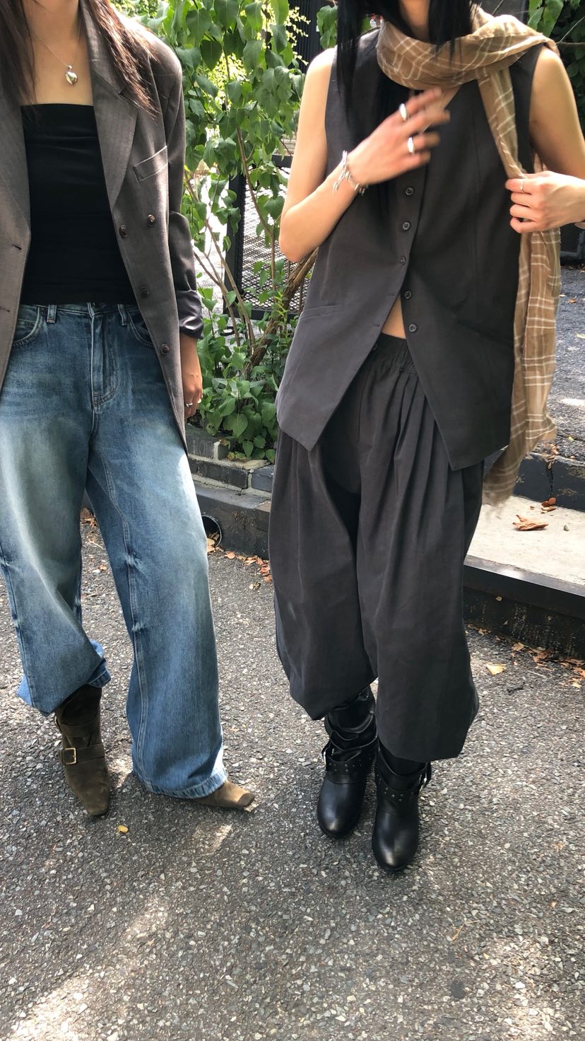 OVER RICH韓國直郵女裝新品26春夏職業推薦時尚人氣休閑褲OVER RICH休閑褲