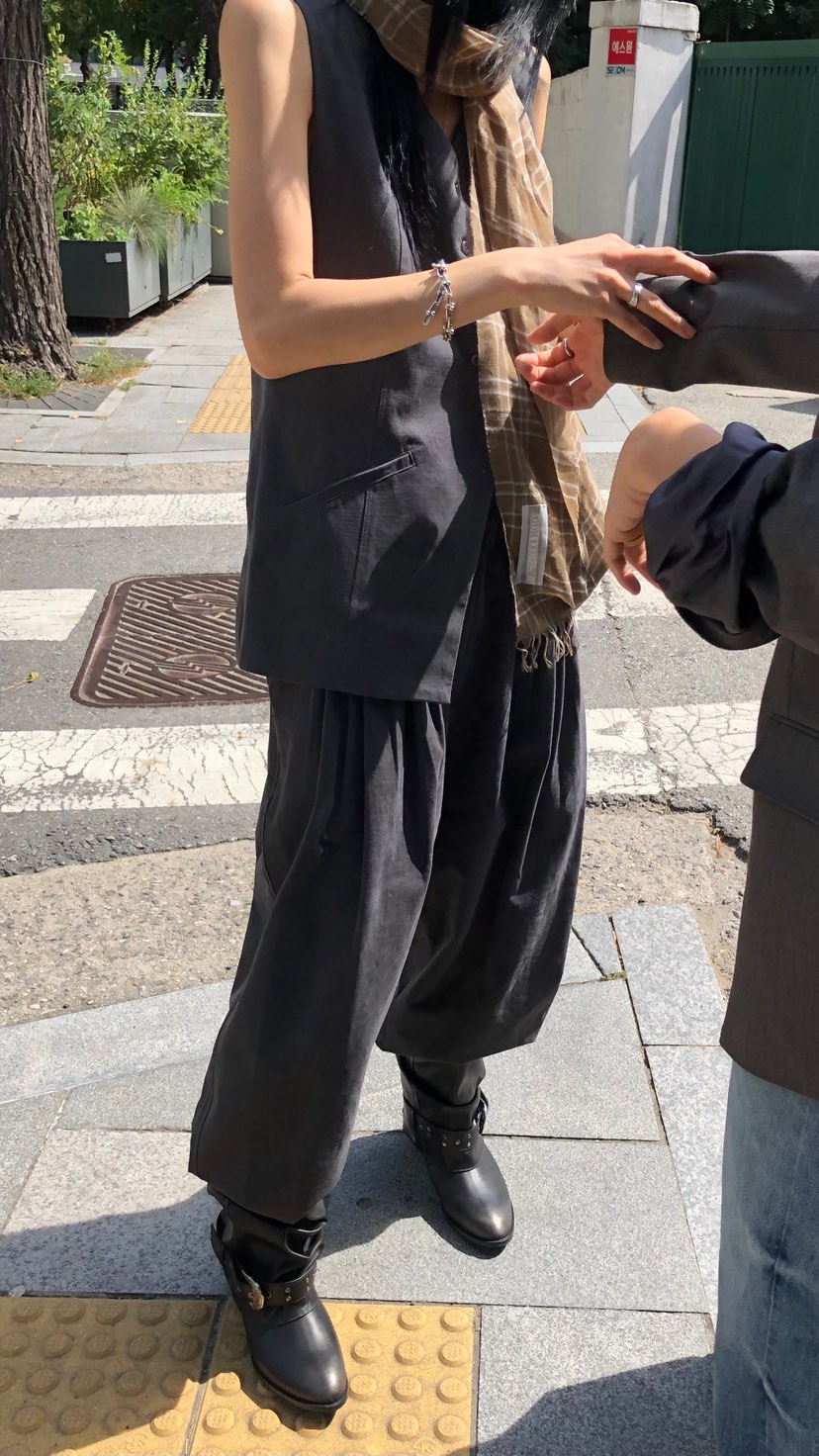 OVER RICH韓國直郵女裝新品26春夏職業推薦時尚人氣休閑褲OVER RICH休閑褲