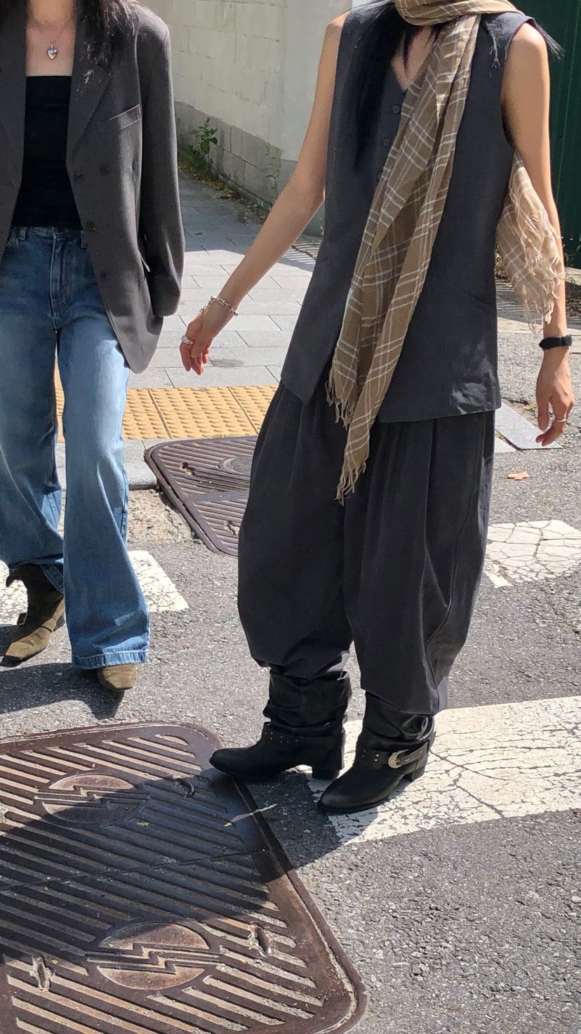 OVER RICH韓國直郵女裝新品26春夏職業推薦時尚人氣休閑褲OVER RICH休閑褲