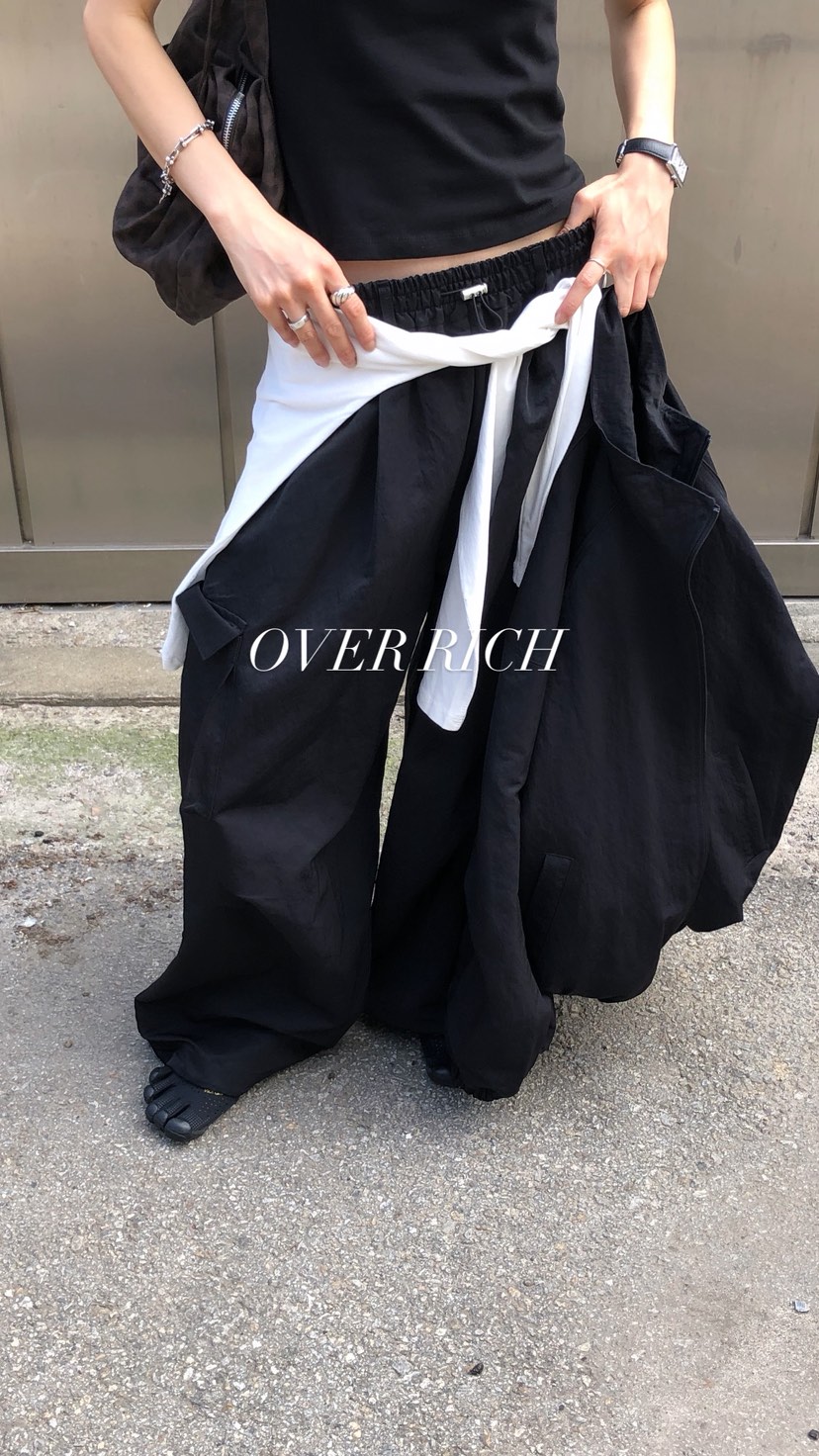 OVER RICH東大門代購女士新品熱賣真品26春夏職業休閑褲OVER RICH休閑褲