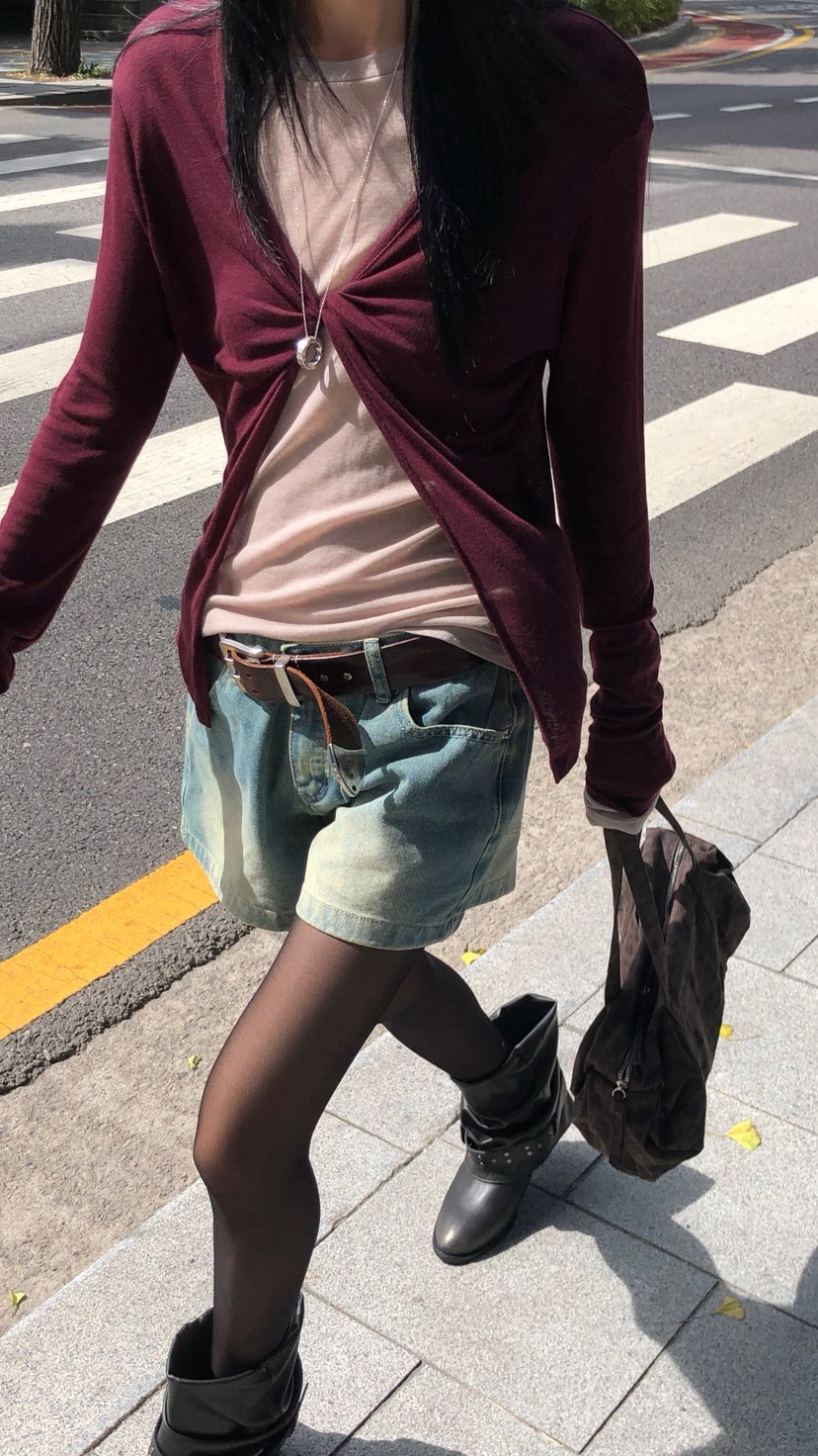 OVER RICH韓國直郵女裝新款推薦職業熱賣真品長袖T恤開衫OVER RICH長袖T恤