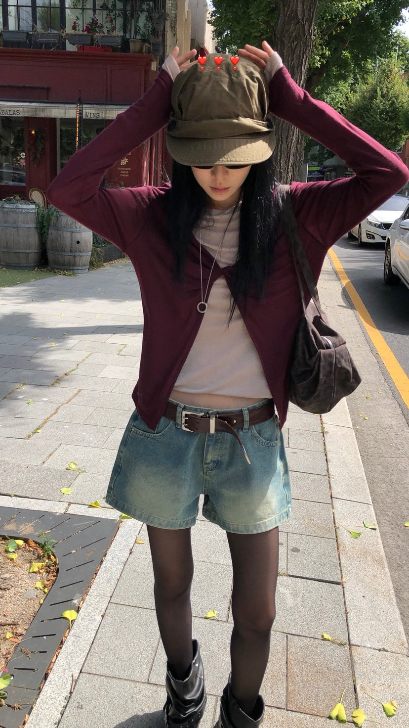 OVER RICH韓國直郵女裝新款推薦職業熱賣真品長袖T恤開衫OVER RICH長袖T恤