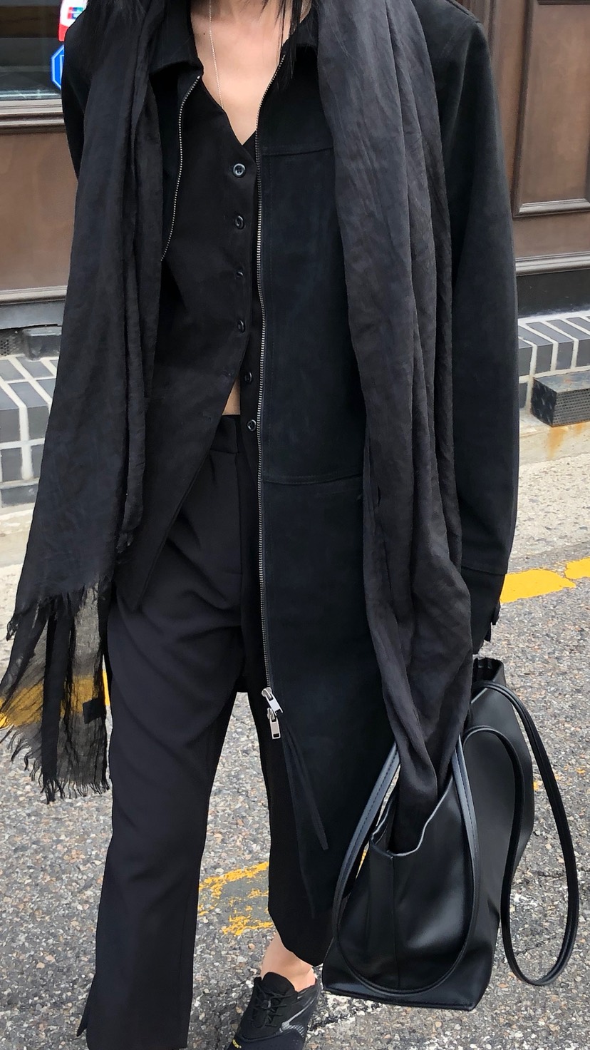 OVER RICH韓國代購女士新品推薦熱賣真品26春夏中長款大衣OVER RICH中長款大衣