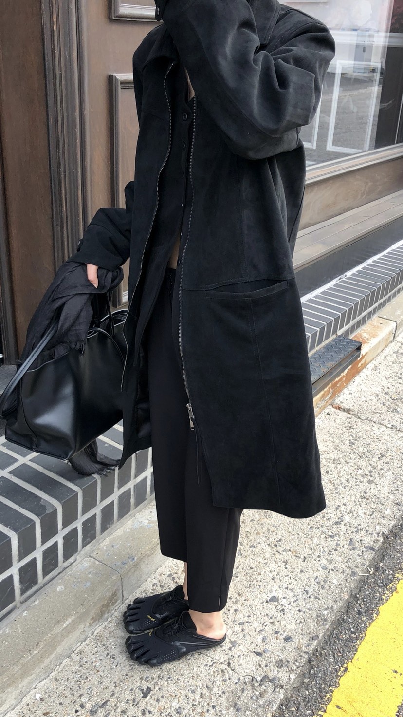 OVER RICH韓國代購女士新品推薦熱賣真品26春夏中長款大衣OVER RICH中長款大衣