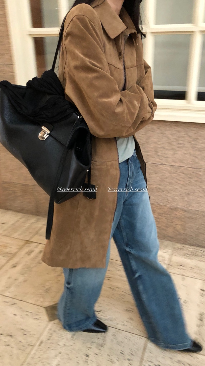 OVER RICH韓國代購女士新品推薦熱賣真品26春夏中長款大衣OVER RICH中長款大衣