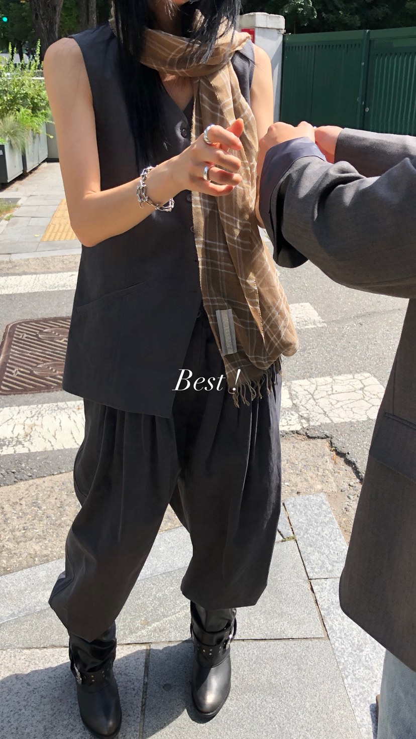 OVER RICH東大門直郵女士新品職業26春夏熱賣人氣真品馬甲OVER RICH馬甲