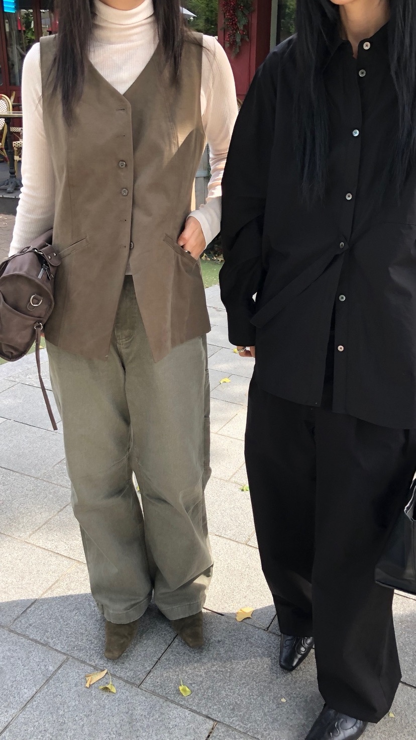 OVER RICH東大門直郵女士新品職業26春夏熱賣人氣真品馬甲OVER RICH馬甲