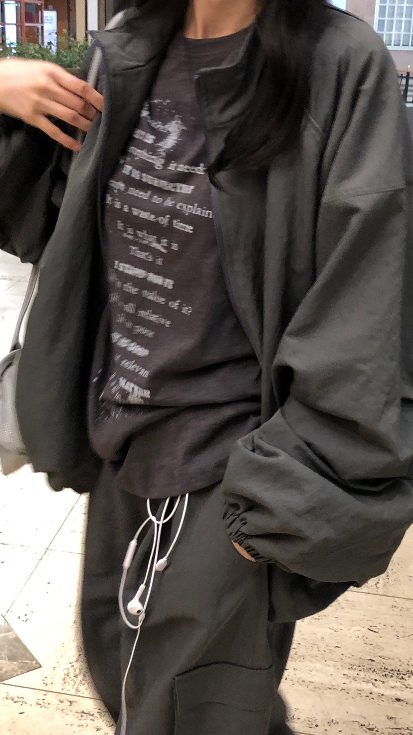 OVER RICH韓國直郵女裝新品休閑時尚真品26春夏人氣長袖T恤OVER RICH長袖T恤