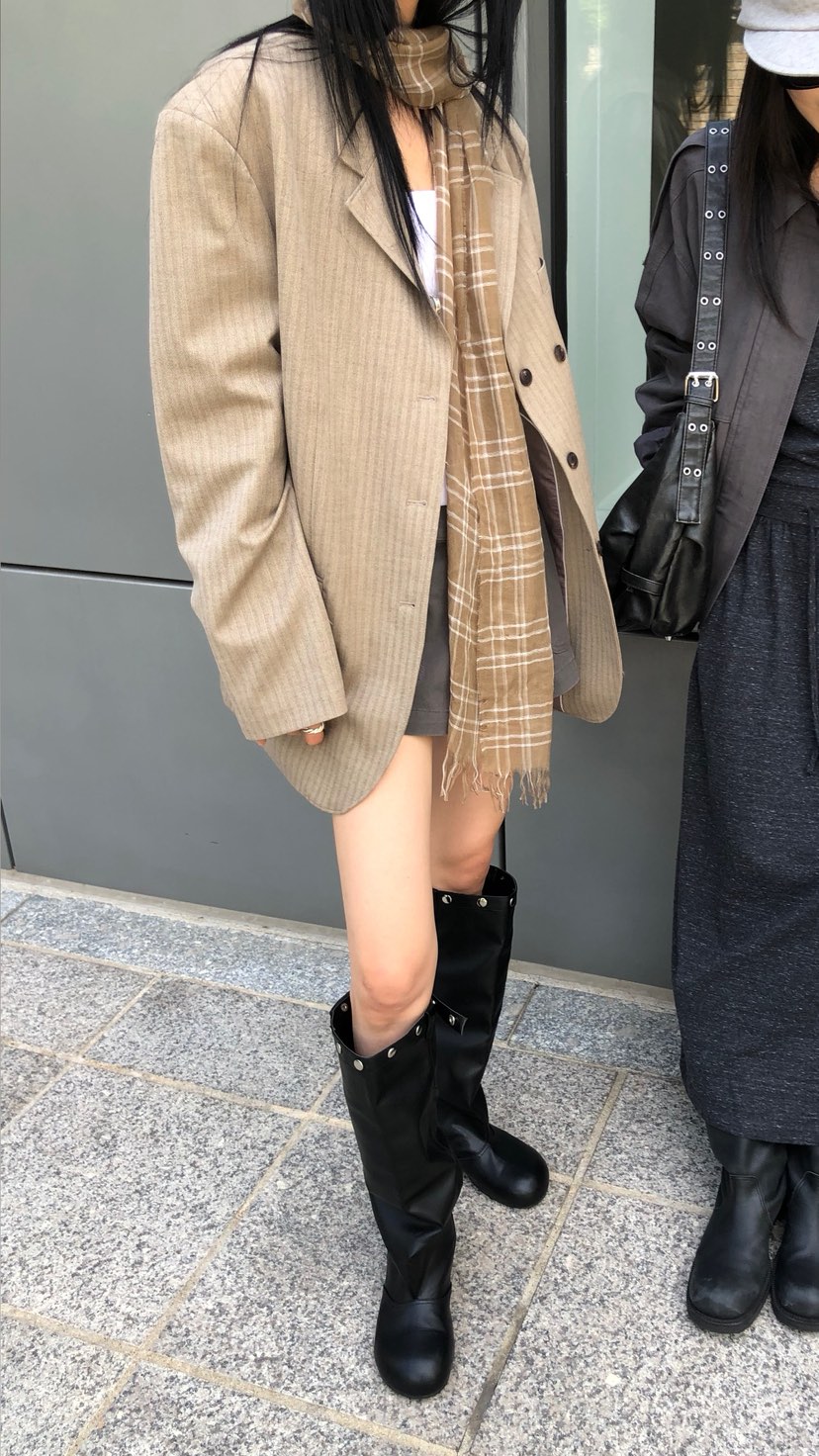 OVER RICH韓國代購女士新品人氣推薦時尚26春夏休閑夾克OVER RICH夾克