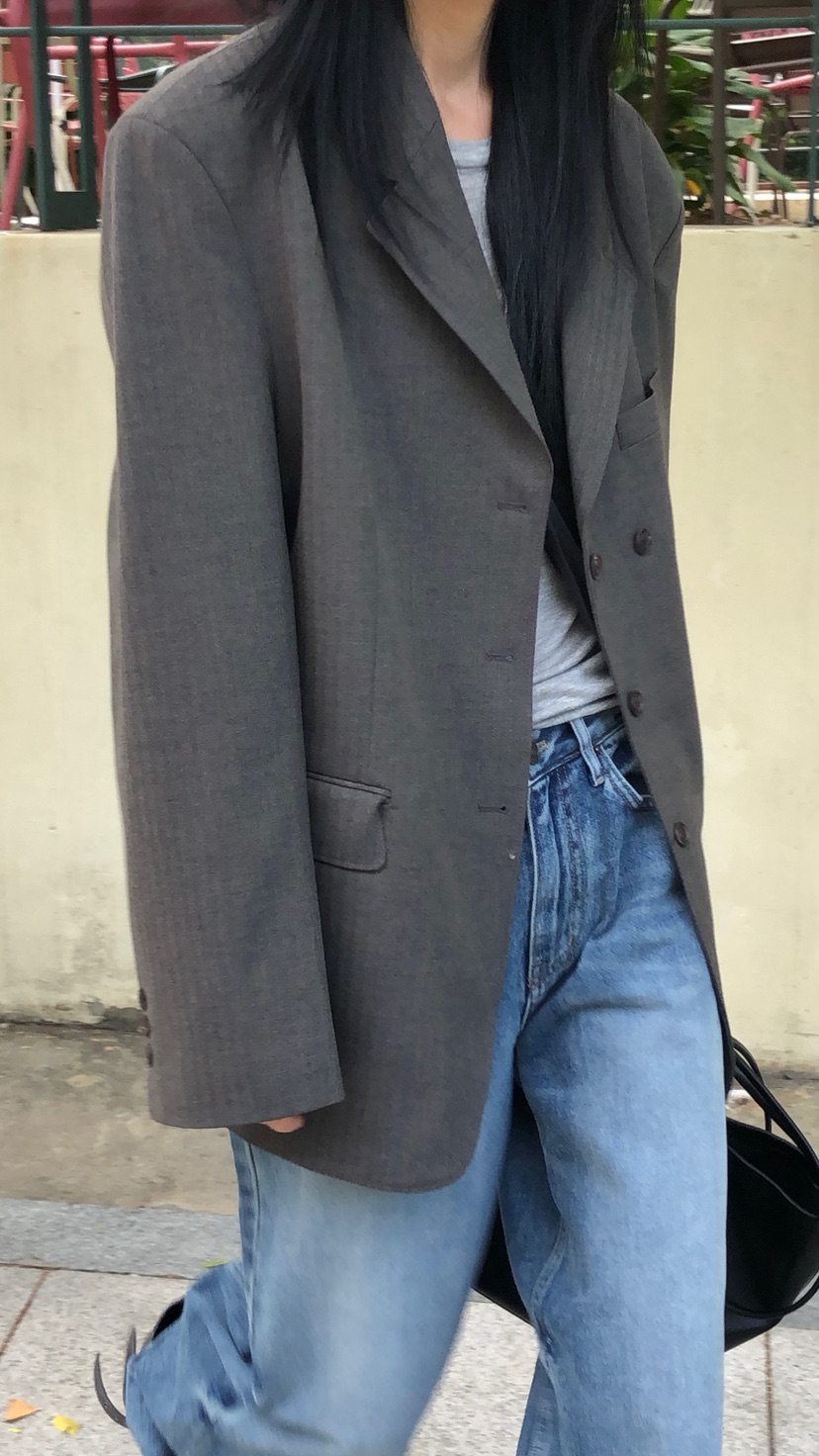 OVER RICH韓國代購女士新品人氣推薦時尚26春夏休閑夾克OVER RICH夾克