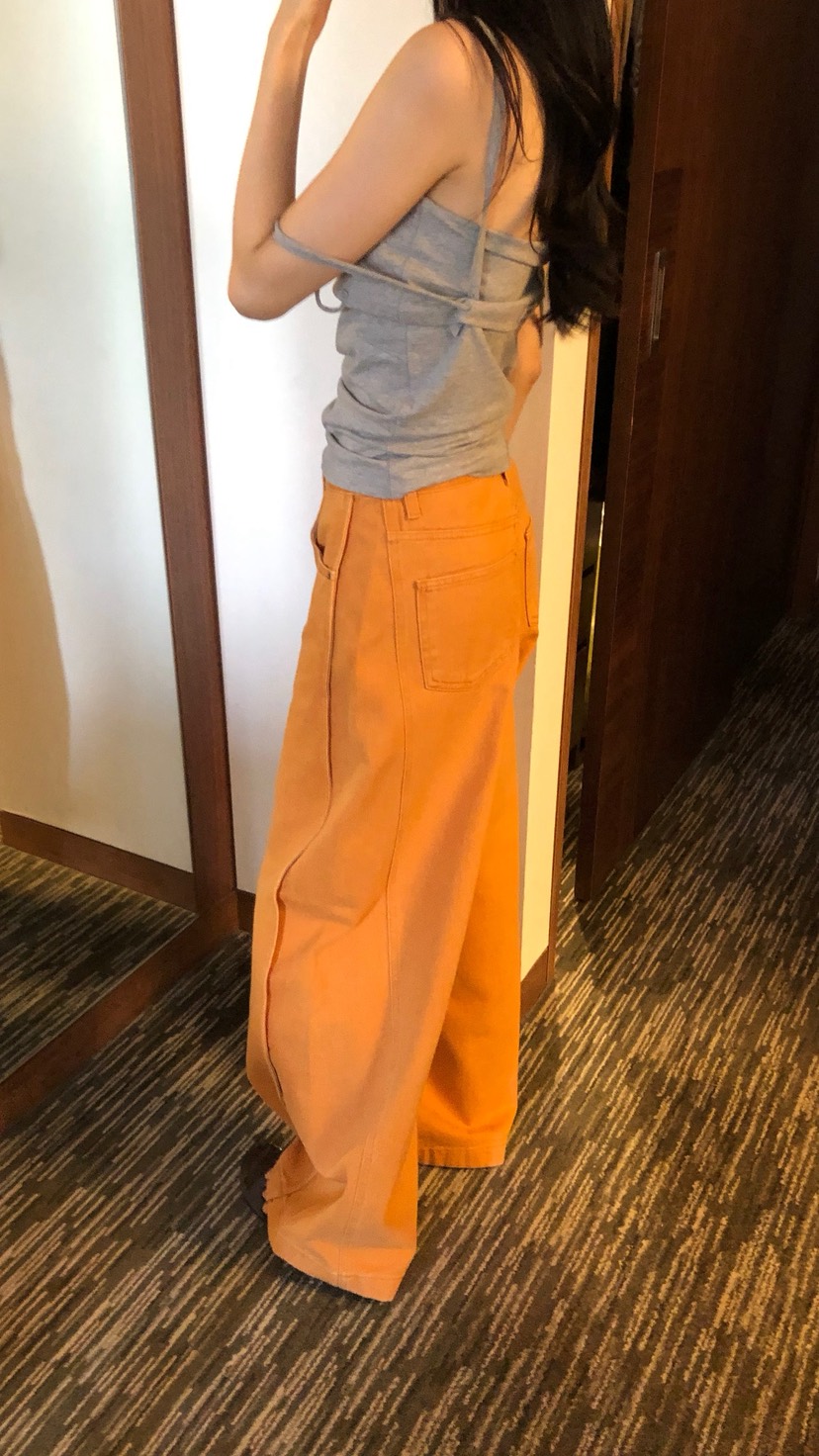 OVER RICH韓國直郵女士新品人氣時尚推薦26春夏熱賣牛仔褲OVER RICH牛仔褲