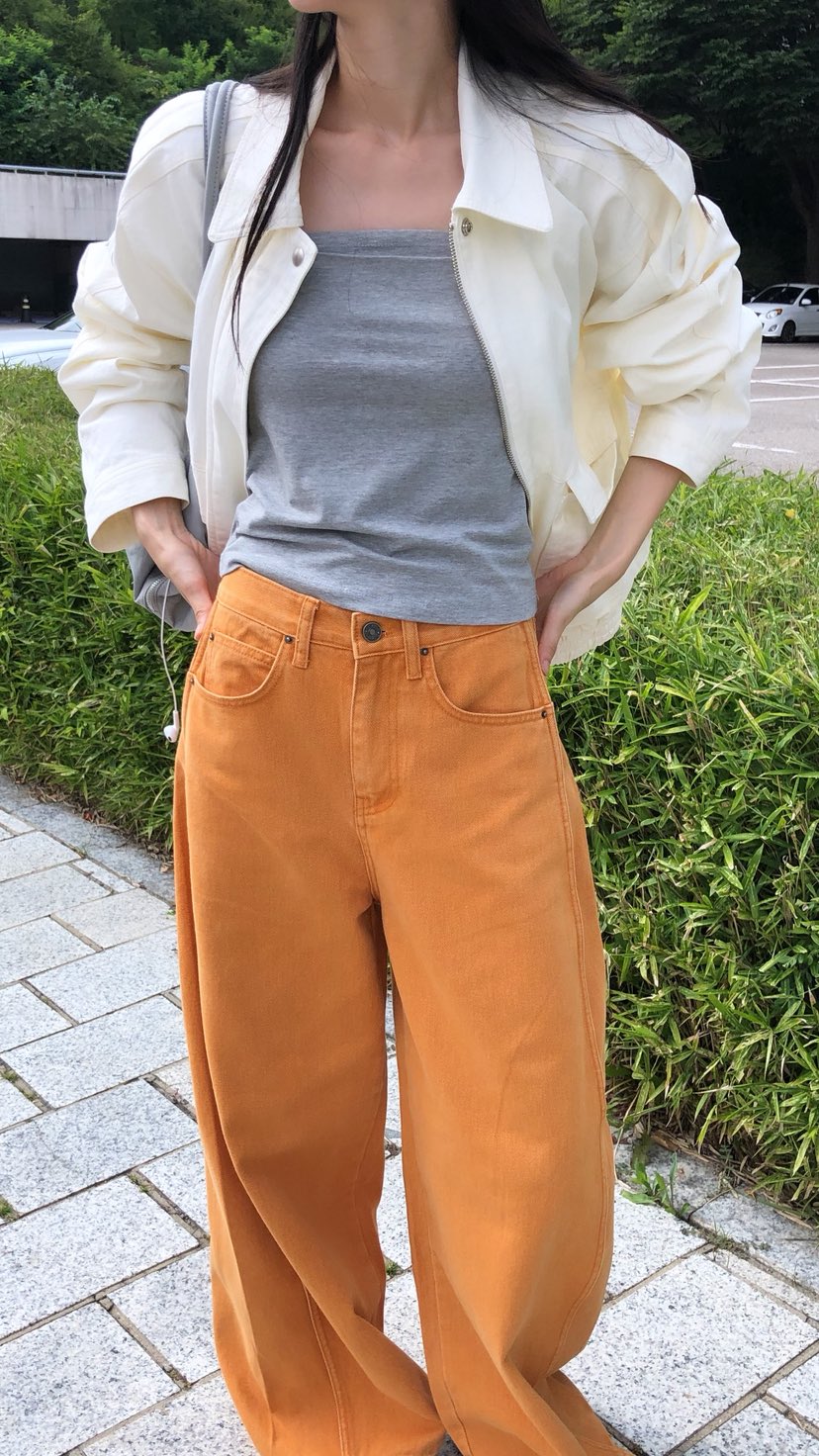 OVER RICH韓國直郵女士新品人氣時尚推薦26春夏熱賣牛仔褲OVER RICH牛仔褲
