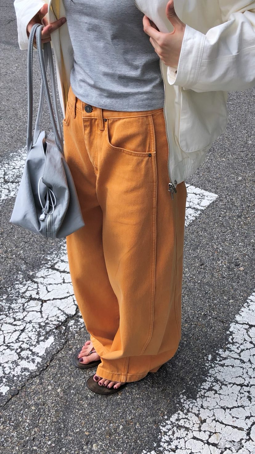 OVER RICH韓國直郵女士新品人氣時尚推薦26春夏熱賣牛仔褲OVER RICH牛仔褲