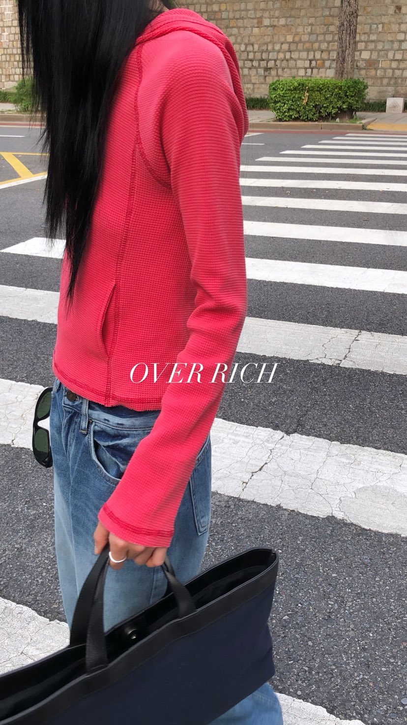 OVER RICH東大門直郵女士新品職業26春夏人氣熱賣長袖T恤OVER RICH長袖T恤