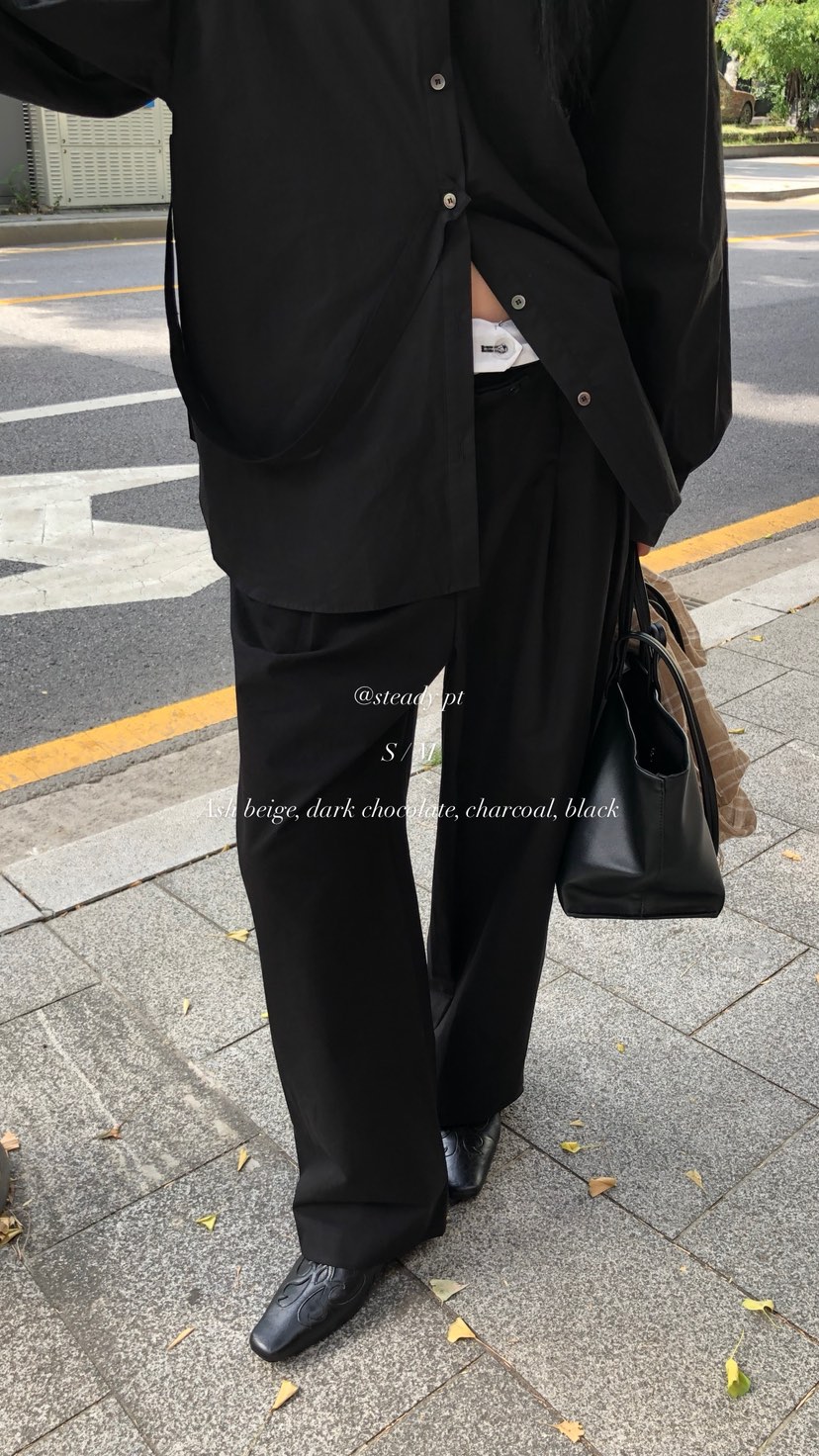 OVER RICH東大門直郵女士新款職業26春夏時尚熱賣休閑褲OVER RICH休閑褲