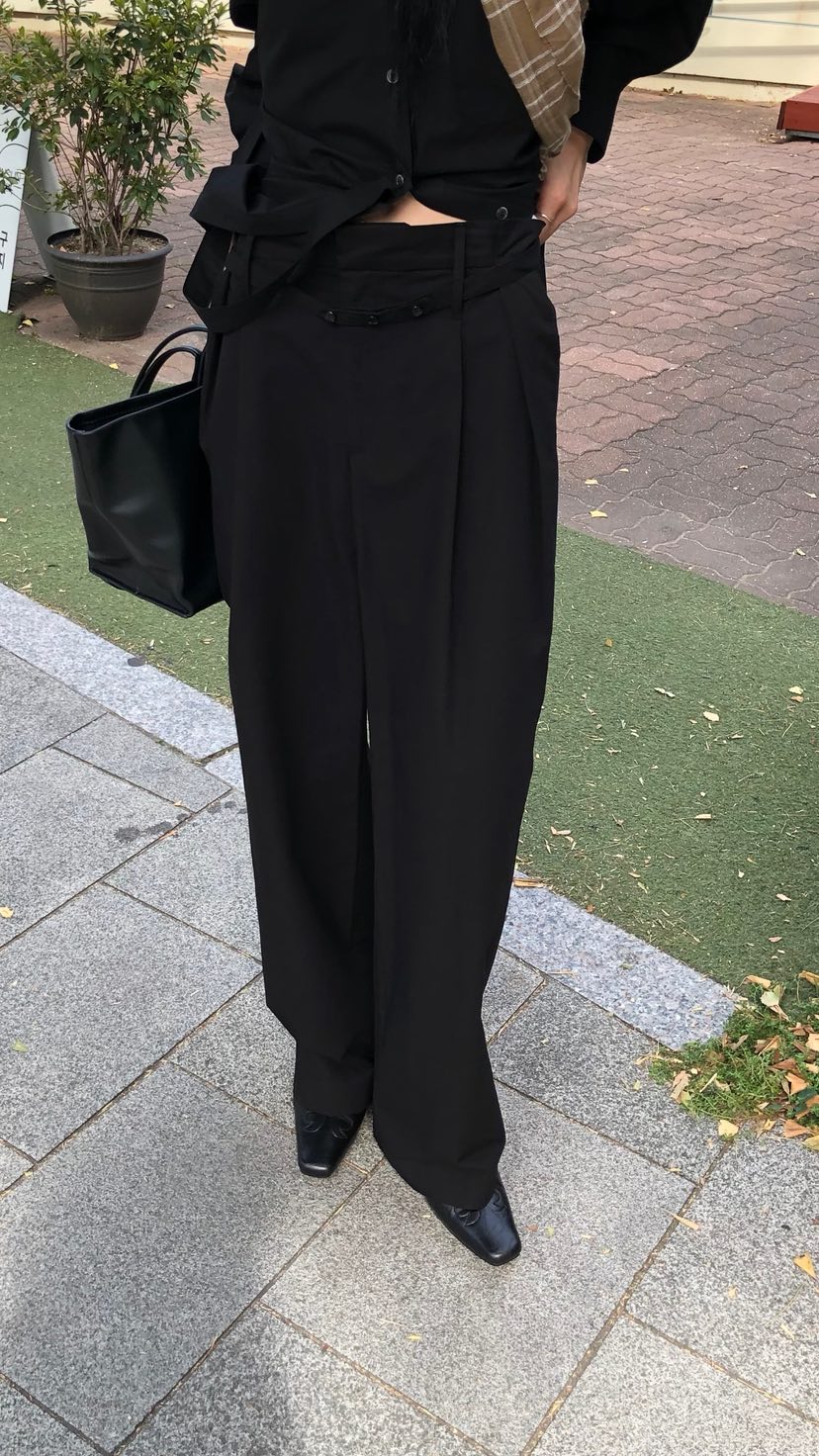 OVER RICH東大門直郵女士新款職業26春夏時尚熱賣休閑褲OVER RICH休閑褲