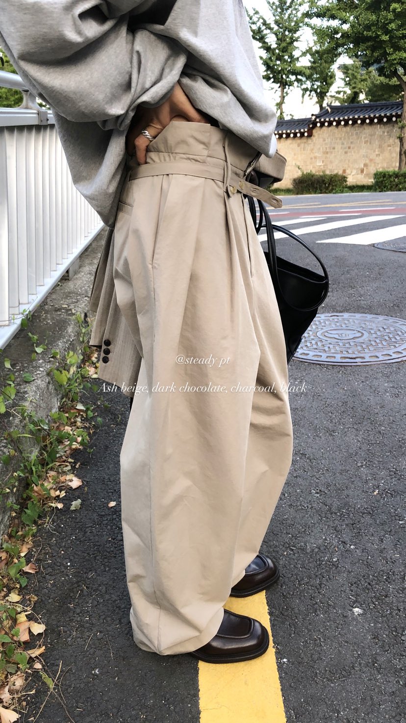OVER RICH東大門直郵女士新款職業26春夏時尚熱賣休閑褲OVER RICH休閑褲