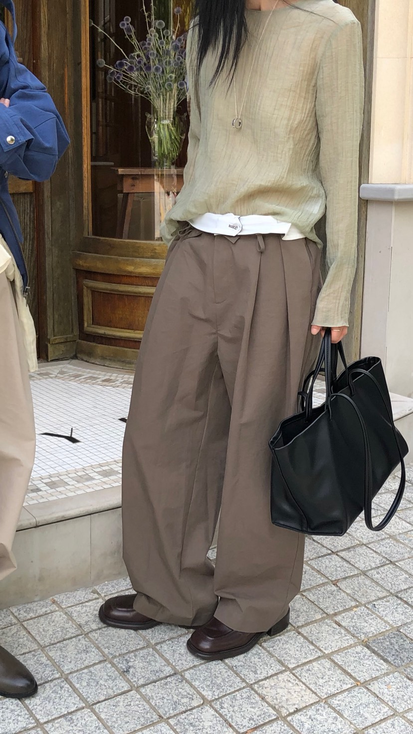 OVER RICH東大門直郵女士新款職業26春夏時尚熱賣休閑褲OVER RICH休閑褲