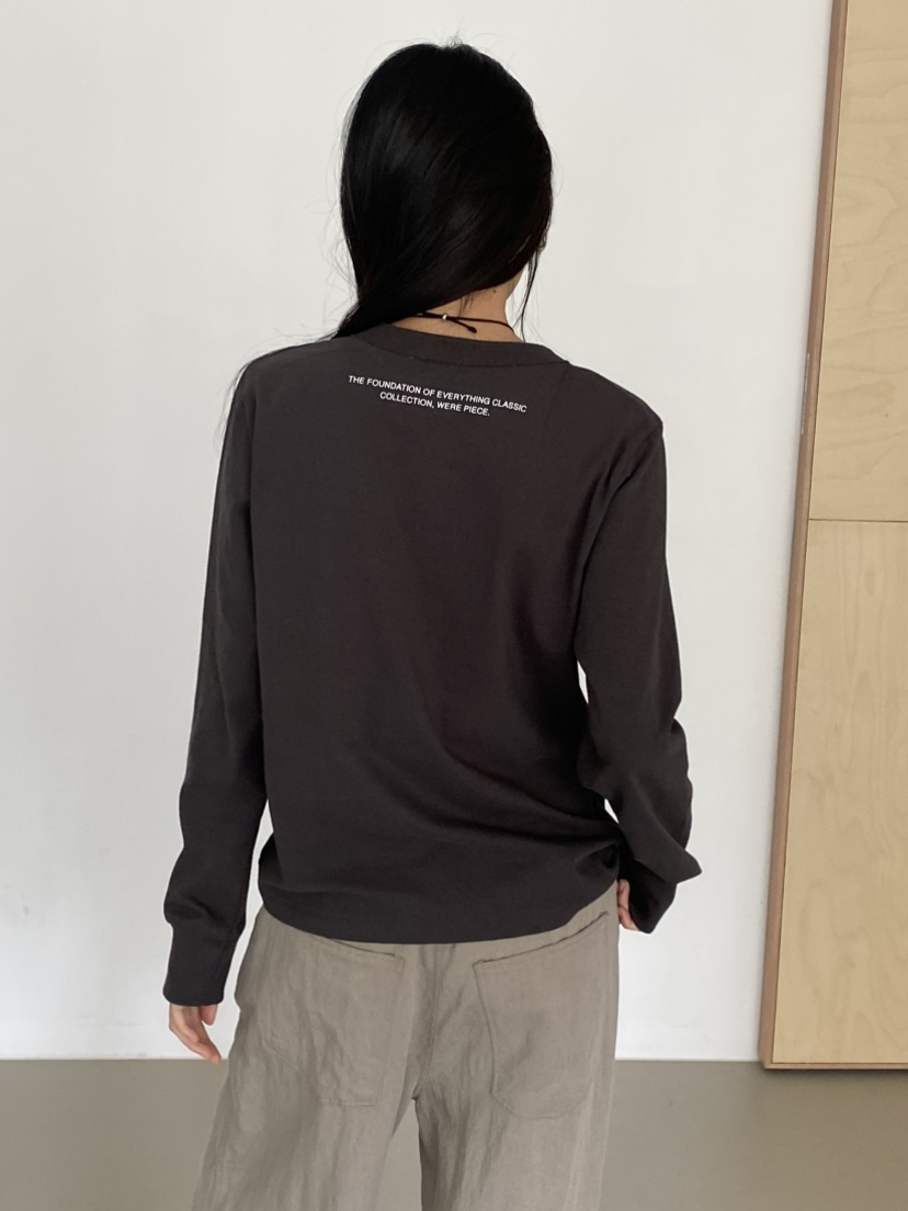KARE/WEREPIECE韓國直郵女士新品時尚熱賣26春夏長袖T恤KARE/WEREPIECE長袖T恤