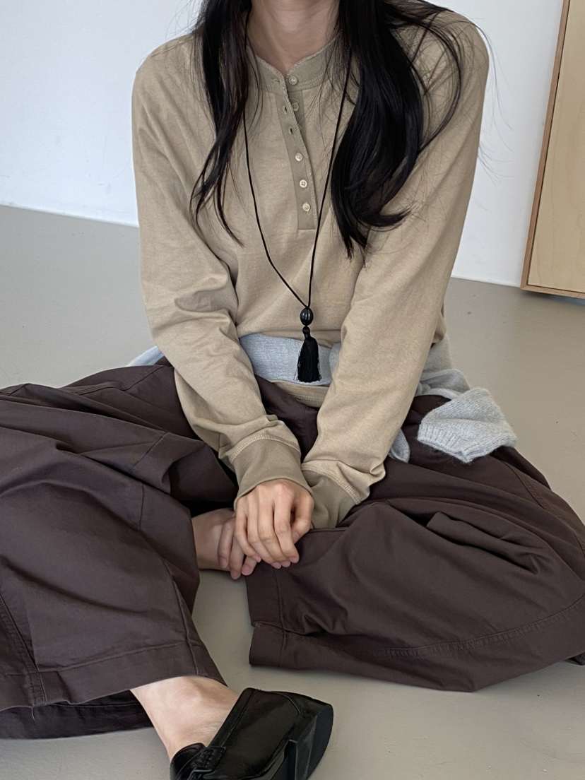KARE/WEREPIECE韓國直郵女士新品時尚熱賣26春夏長袖T恤KARE/WEREPIECE長袖T恤