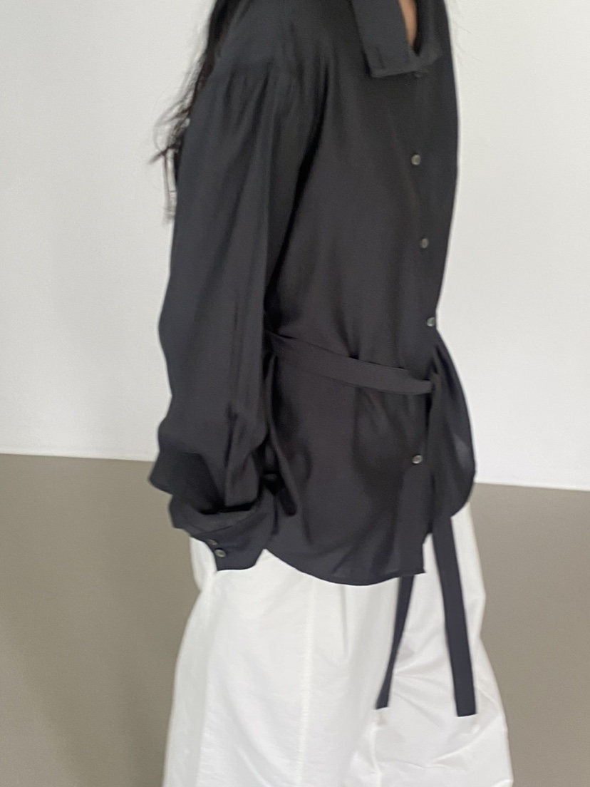 KARE/WEREPIECE韓國代購女裝新品真品襯衫蕾絲衫含腰帶高領KARE/WEREPIECE襯衫/蕾絲衫