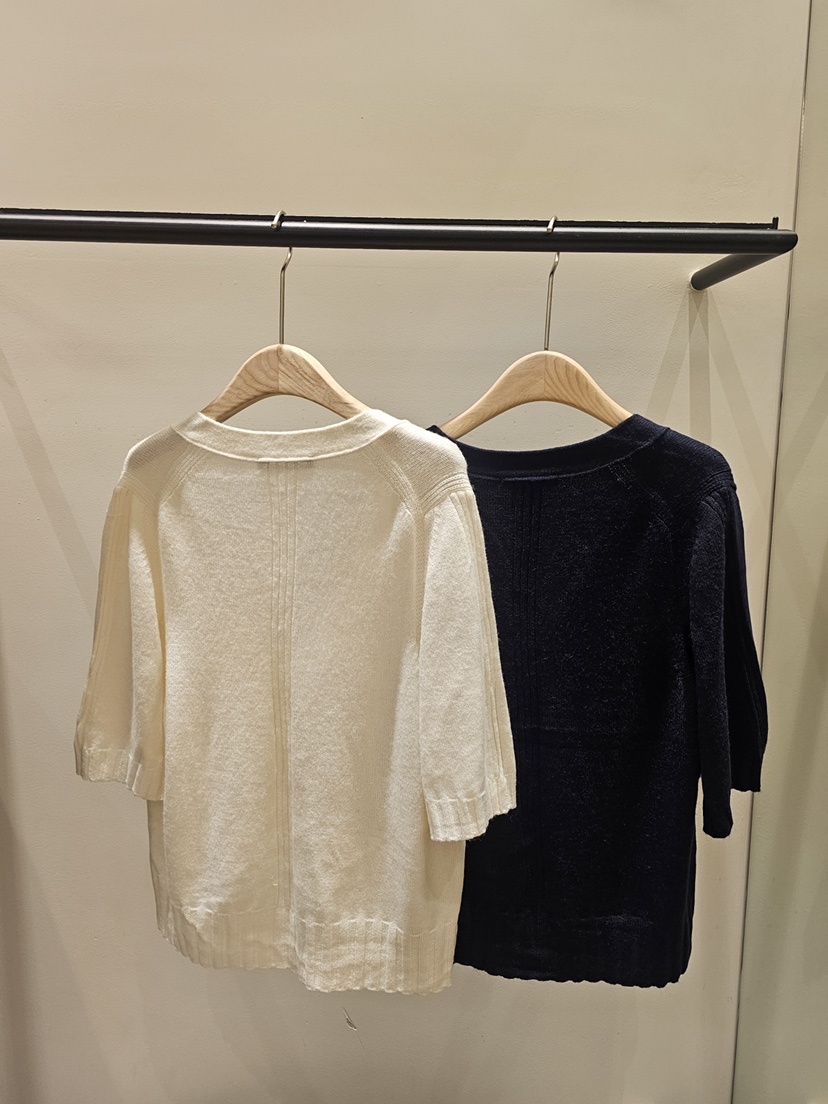 NEOUL東大門直郵女士新品休閑時尚人氣推薦真品26春夏針織衫NEOUL/ahin雙領標簽針織衫