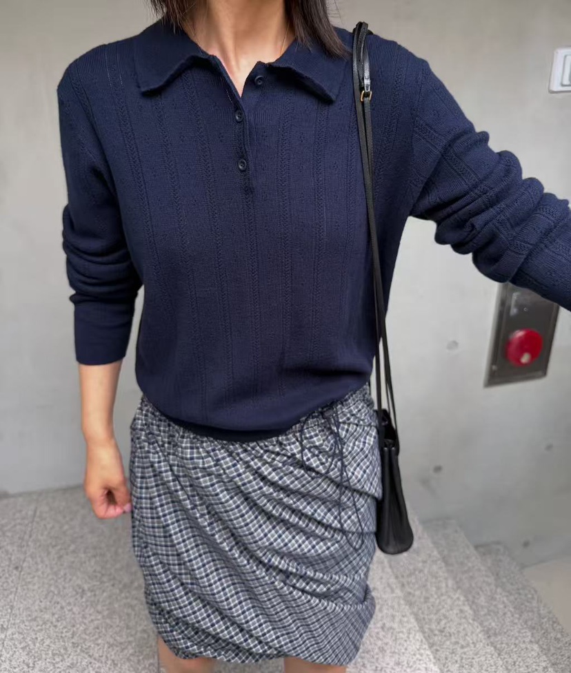 OLI SEOUL東大門直郵女裝新款熱賣26春夏半身裙中短裙格子OLI SEOUL半身裙/中短裙