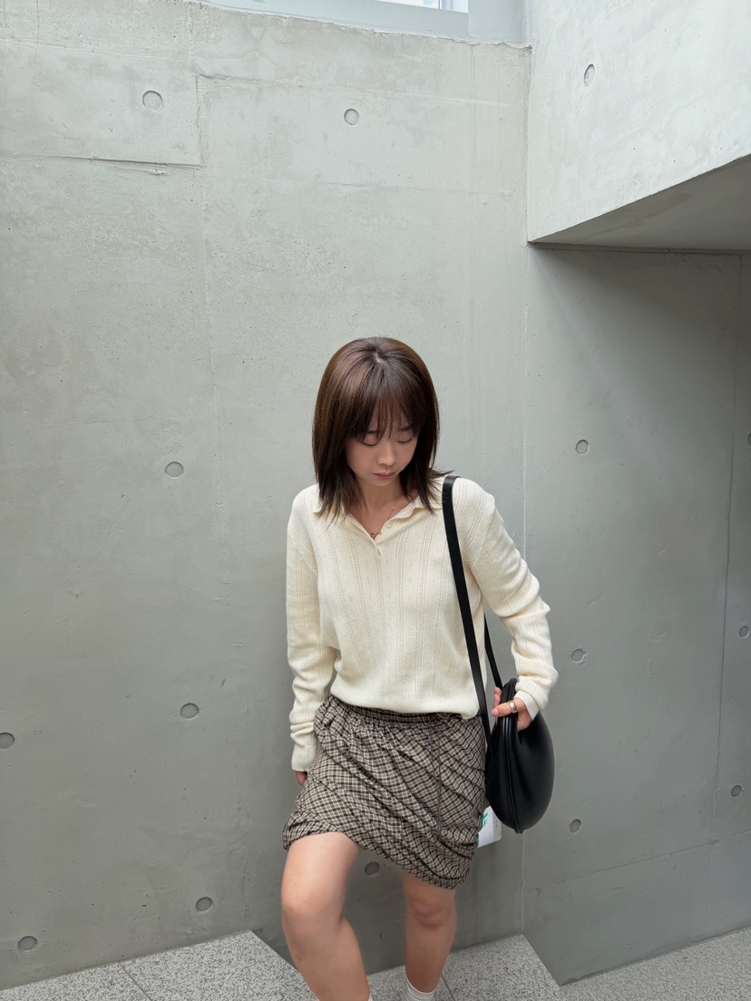 OLI SEOUL東大門直郵女裝新款熱賣26春夏半身裙中短裙格子OLI SEOUL半身裙/中短裙