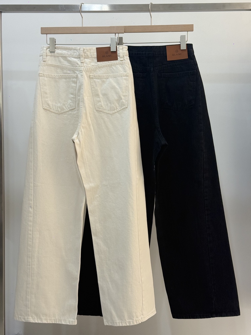 BLANC-A東大門實拍女士新品26春夏時尚職業推薦真品牛仔褲BLANC-A牛仔褲