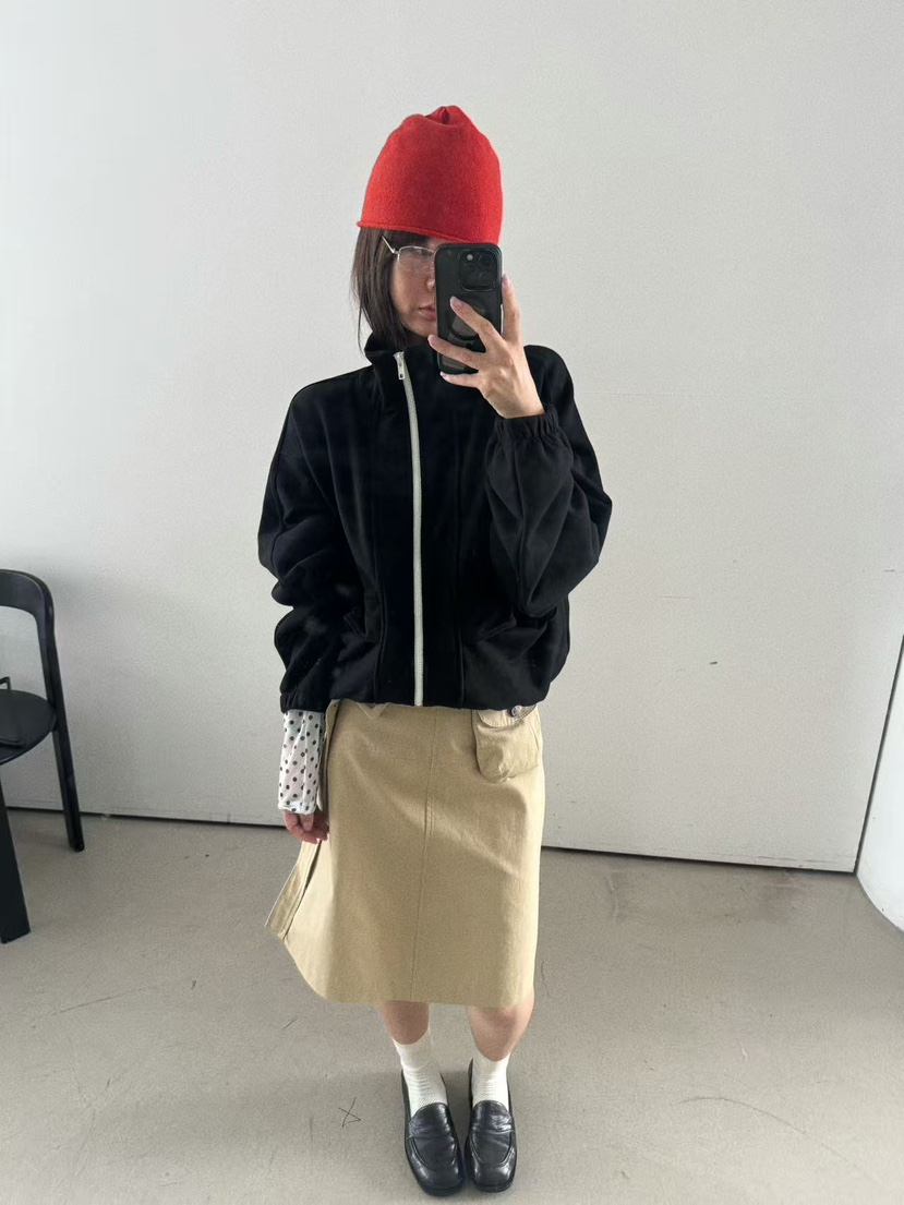 OLI SEOUL韓國直郵女士新品人氣真品半身裙中短裙含腰帶OLI SEOUL半身裙/中短裙