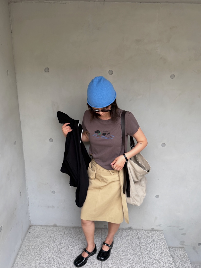 OLI SEOUL韓國直郵女士新品人氣真品半身裙中短裙含腰帶OLI SEOUL半身裙/中短裙