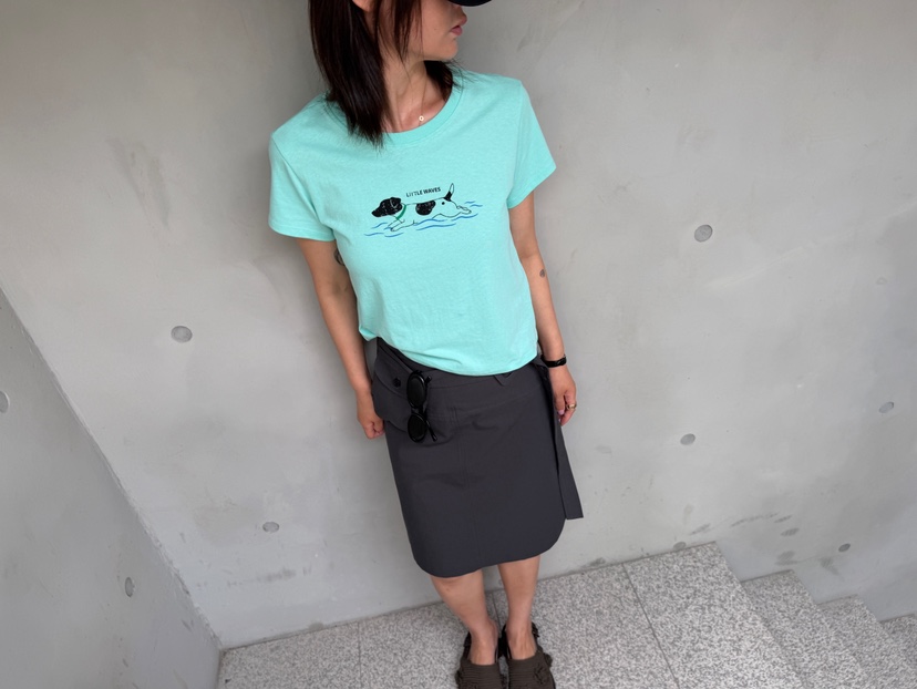 OLI SEOUL韓國直郵女士新品人氣真品半身裙中短裙含腰帶OLI SEOUL半身裙/中短裙