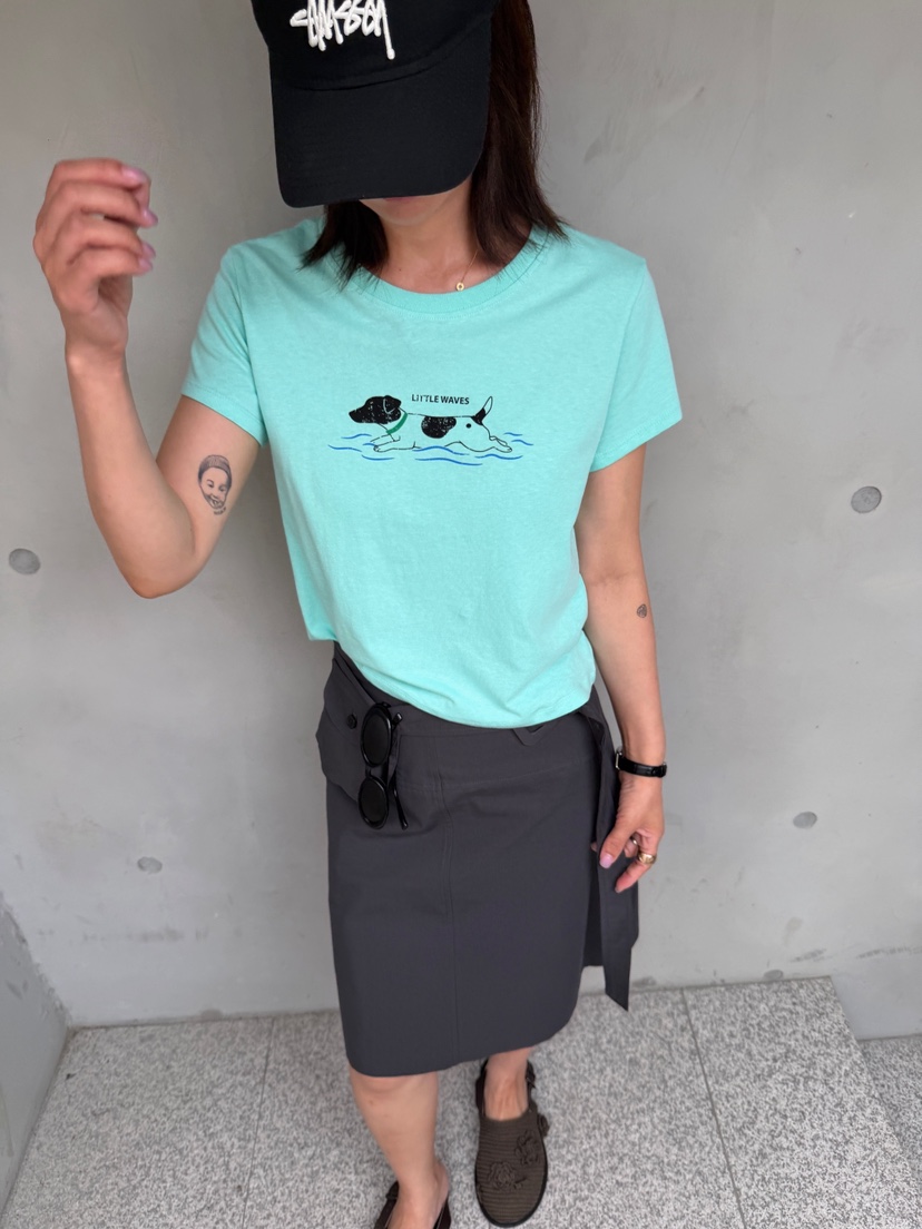 OLI SEOUL韓國直郵女士新品人氣真品半身裙中短裙含腰帶OLI SEOUL半身裙/中短裙