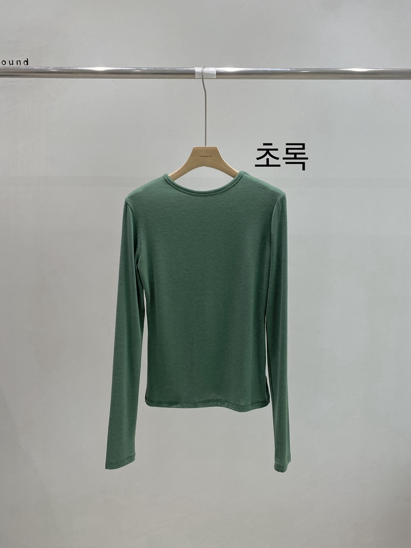 UNBOUND韓國直郵女裝新品時尚推薦真品職業26春夏長袖T恤UNBOUND長袖T恤圖色5
