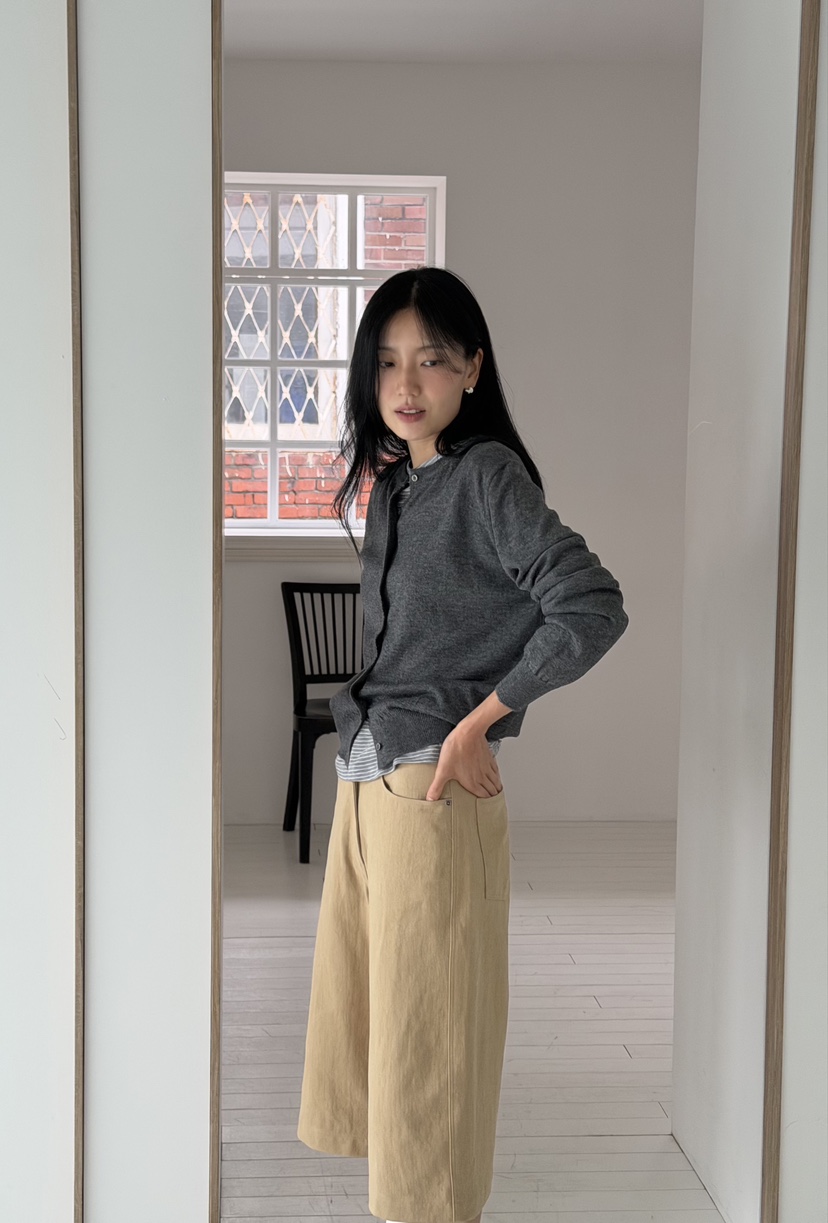 AMY GRACE-A東大門實拍女裝新款休閑人氣真品時尚針織衫AMY GRACE針織衫