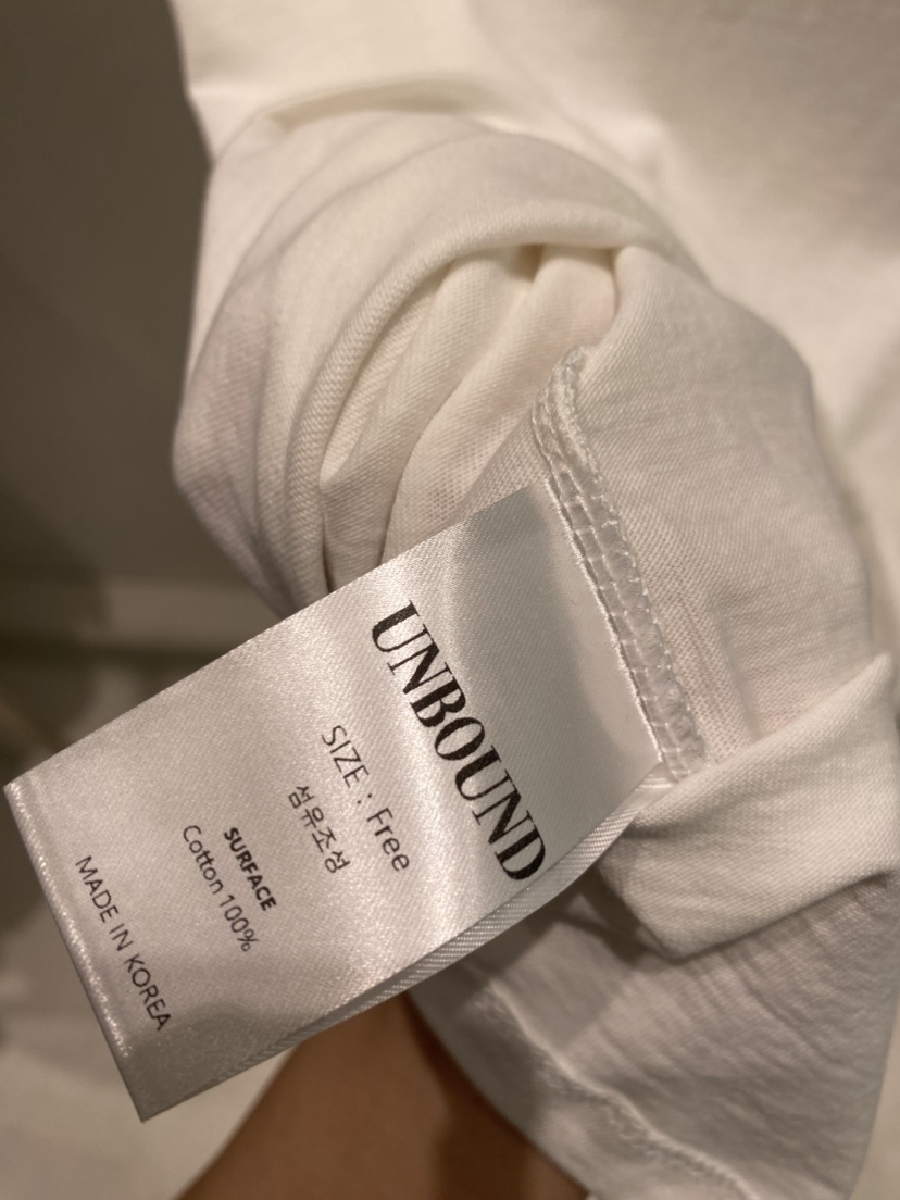 UNBOUND韓國直郵女士新品推薦人氣時尚26春夏職業長袖T恤UNBOUND長袖T恤