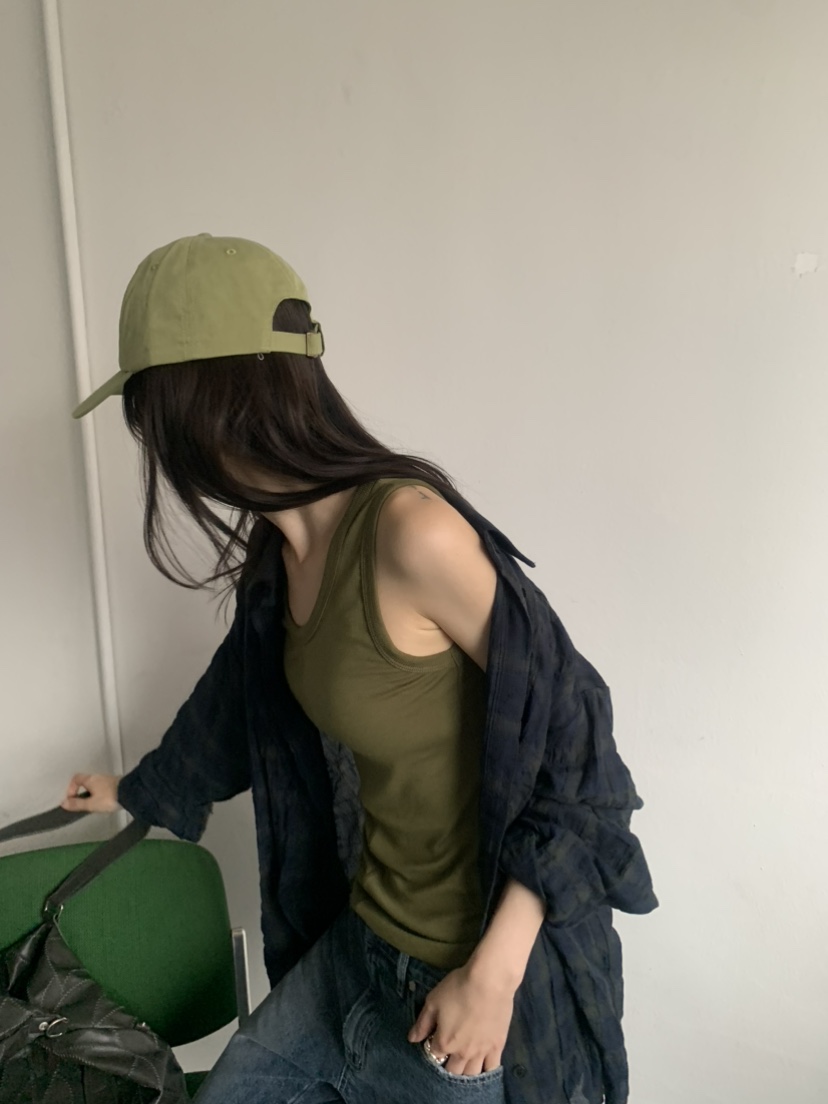 LE AVE東大門實拍女士新款時尚熱賣真品休閑吊帶背心無袖LE AVE吊帶/背心
