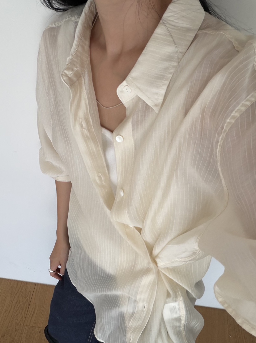 AMY GRACE-A東大門代購女裝新品熱賣真品26春夏襯衫蕾絲衫AMY GRACE襯衫/蕾絲衫