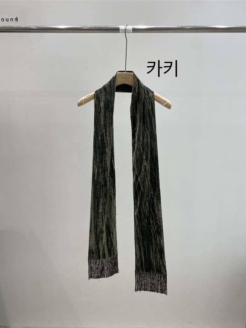 UNBOUND東大門實拍女裝新品26春夏時尚圍巾披肩天鵝絨圍巾UNBOUND圍巾/披肩圖色2