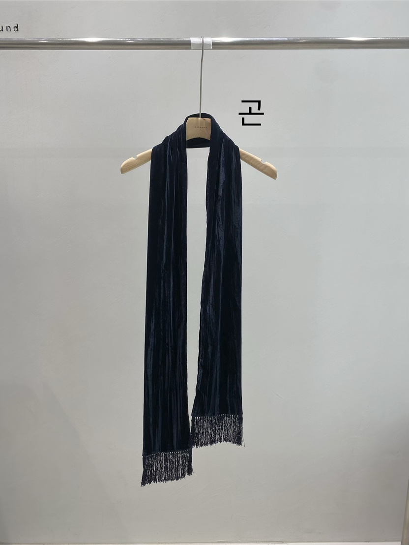 UNBOUND東大門實拍女裝新品26春夏時尚圍巾披肩天鵝絨圍巾UNBOUND圍巾/披肩圖色3