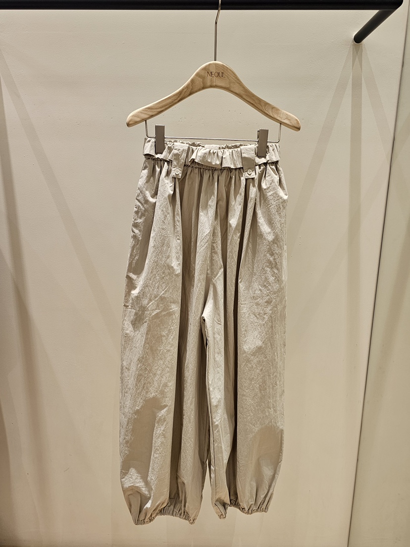 NEOUL韓國代購女士新款熱賣時尚人氣休閑推薦真品休閑褲棉NEOUL/ahin雙領標簽休閑褲圖色2