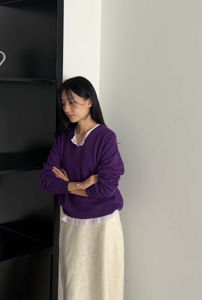 AMY GRACE-A韓國代購女士新品熱賣時尚人氣職業26春夏針織衫AMY GRACE針織衫