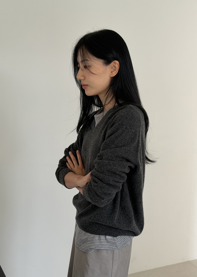 AMY GRACE-A韓國代購女士新品熱賣時尚人氣職業26春夏針織衫AMY GRACE針織衫