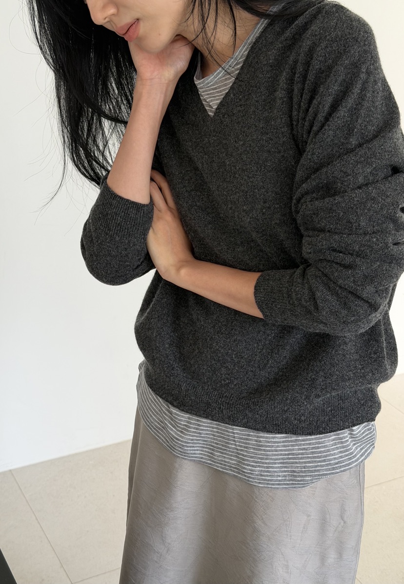 AMY GRACE-A韓國代購女士新品熱賣時尚人氣職業26春夏針織衫AMY GRACE針織衫