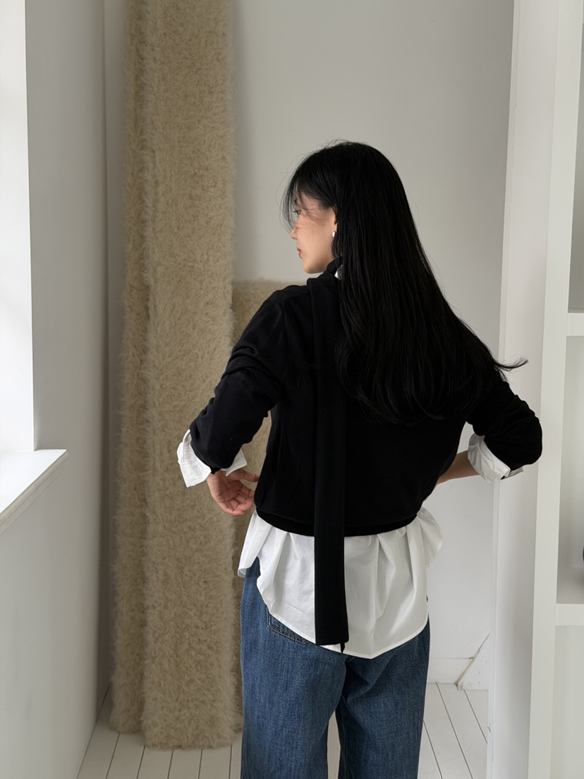 AMY GRACE-A韓國代購女裝新品人氣26春夏針織衫不含圍巾AMY GRACE針織衫