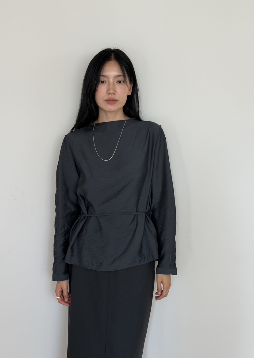 AMY GRACE-A韓國代購女士新品職業時尚人氣襯衫蕾絲衫高領AMY GRACE襯衫/蕾絲衫圖色3