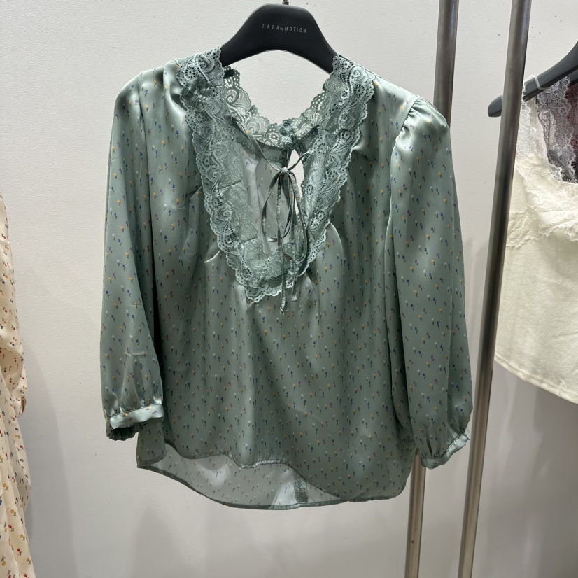TARABY MOTION韓國代購女士新品熱賣人氣推薦襯衫蕾絲衫TARABY MOTION襯衫/蕾絲衫