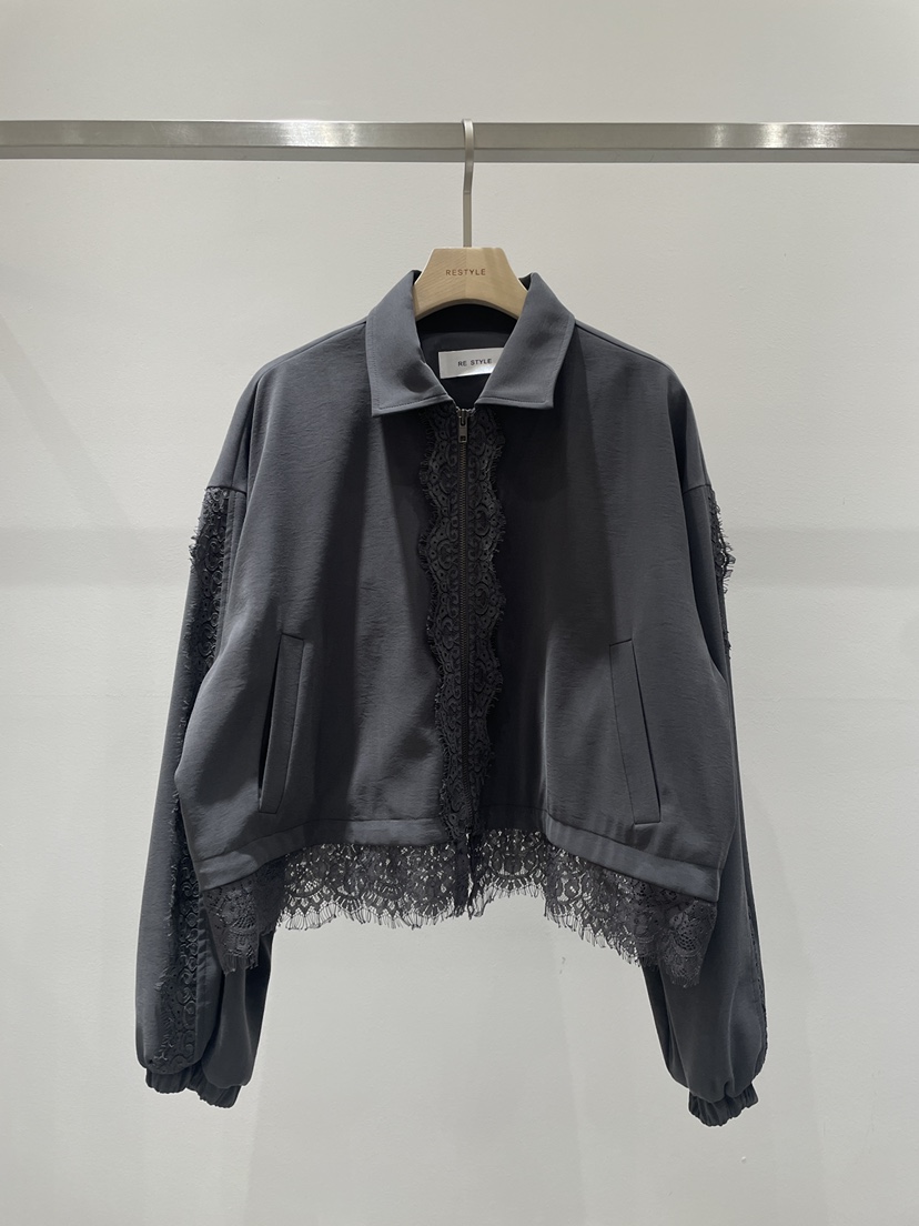 RE STYLE-Q東大門代購女士新品真品推薦時尚休閑人氣夾克RE STYLE夾克圖色2