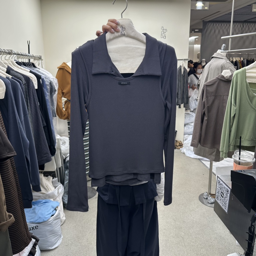 AMOEBA韓國代購女裝新品職業推薦休閑時尚人氣套裝套裝開衫AMOEBA套裝圖色3