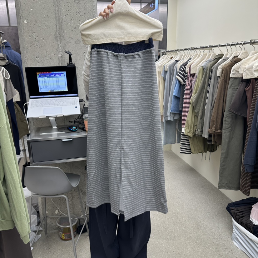 AMOEBA韓國直郵女裝新品真品推薦人氣熱賣職業26春夏長裙AMOEBA長裙